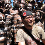 Photographer Greg Davis in Paupa, New Guinea