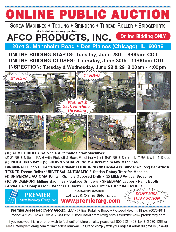 Tues email blast ad | Today’s Machining World