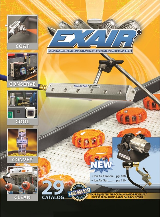 NEW CATALOG EXAIR’s New Catalog 29 Features new CE compliant and UL