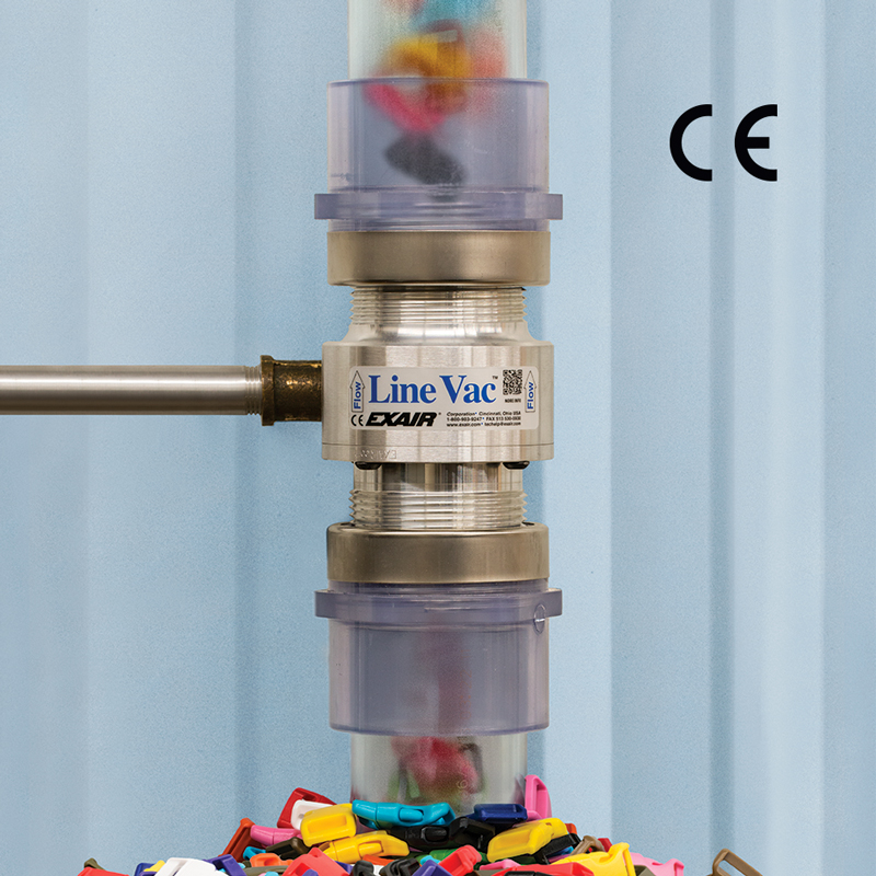 EXAIR’s New Threaded Line Vac Makes it Easy to Convert Standard Pipe Into a Powerful, High