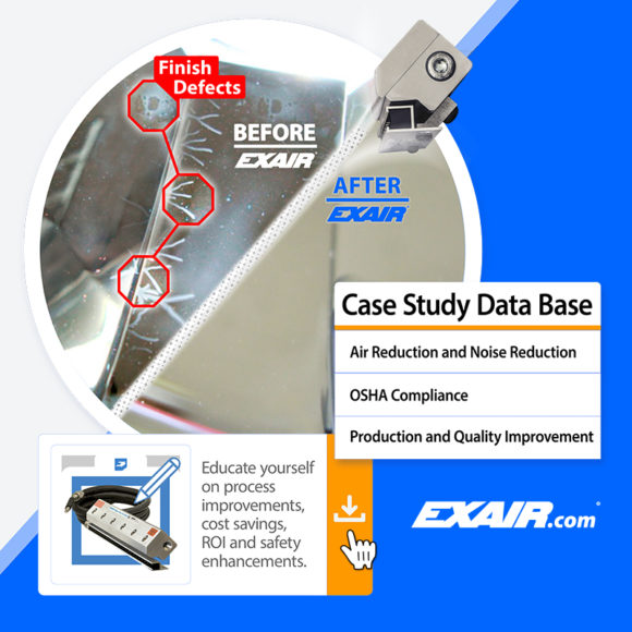 EXAIR Offers Case Study Library for Detailed Examples of Successful Solutions