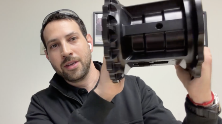 Nir Levy, with gear housing